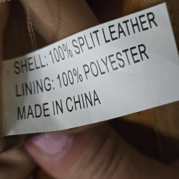 Joy Mangano Tan Leather Classic Tote Bag - Picture 6 of 6